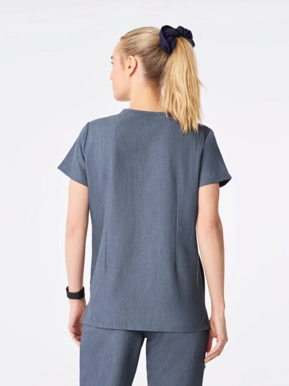 FIGS SET! Gray Catarina Scrub Top & Zamora Jogger Pants M 36508 - Picture 2 of 15